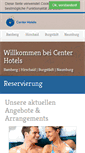 Mobile Screenshot of centerhotels.de