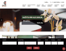 Tablet Screenshot of centerhotels.is